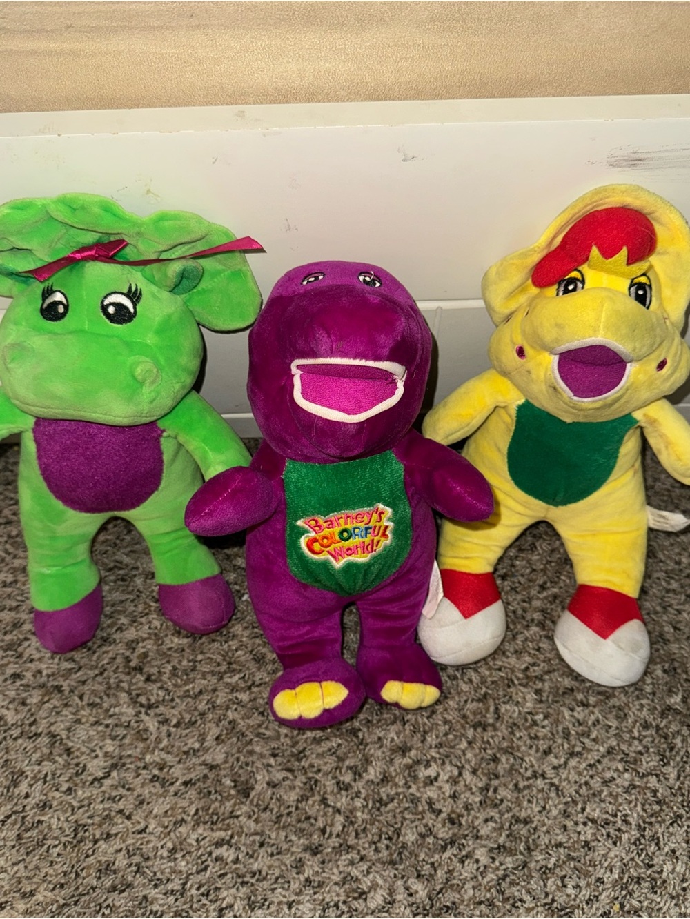 Barney & friends trio with Baby Bop & BJ